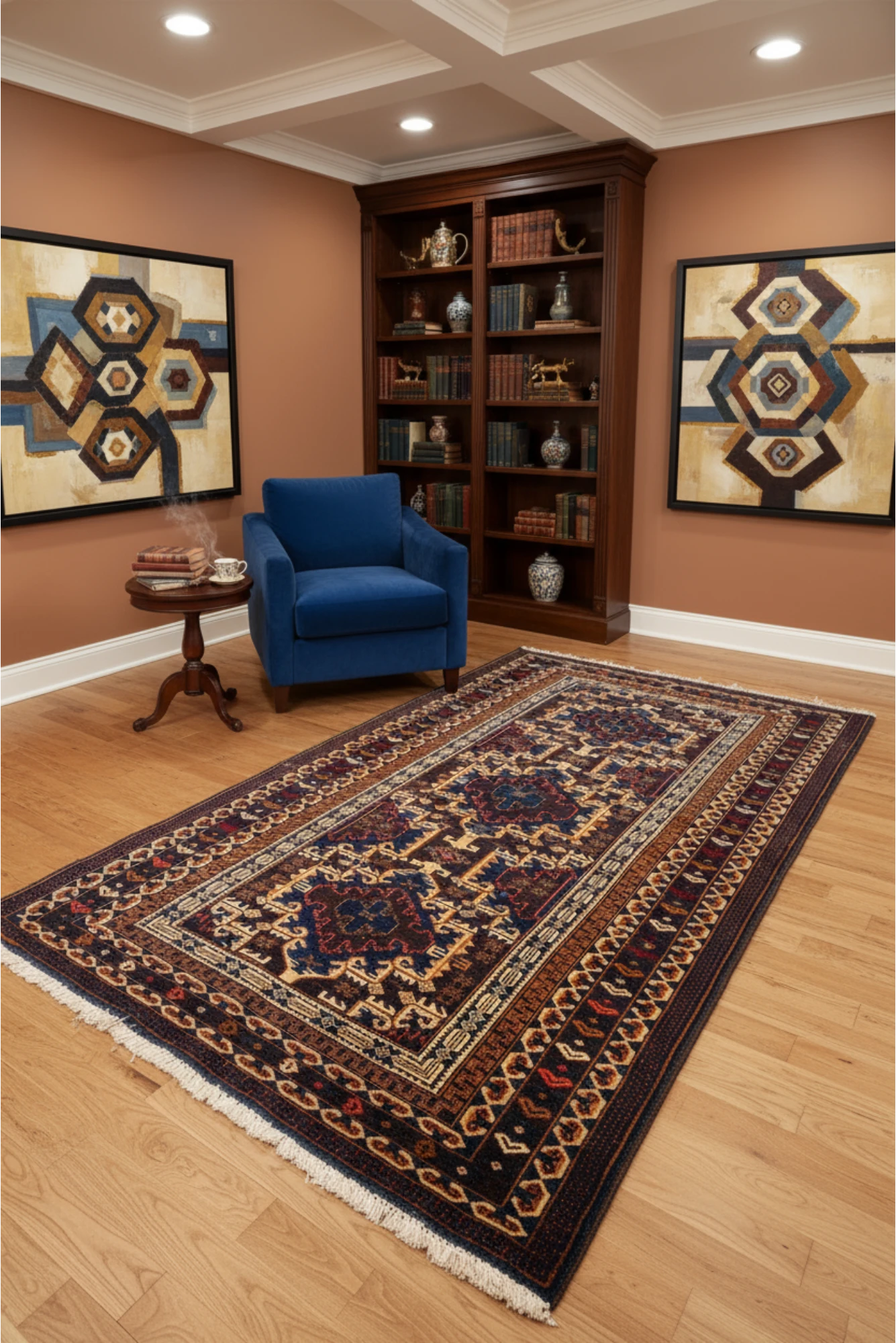 Fine Baluch Hand Knotted  Wool Rug 180x105cm