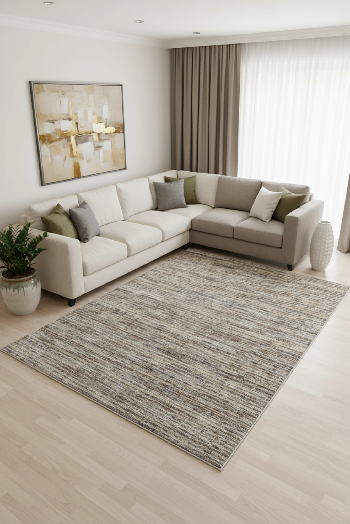 Georgia Contemporary Rug - 101 Gold