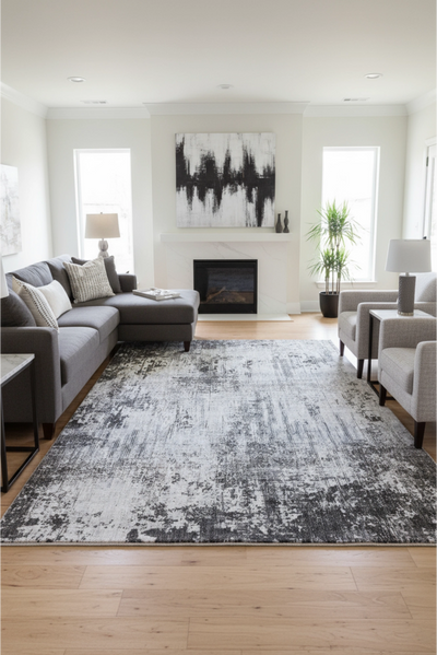 Georgia Contemporary Rug - 103 Charcoal