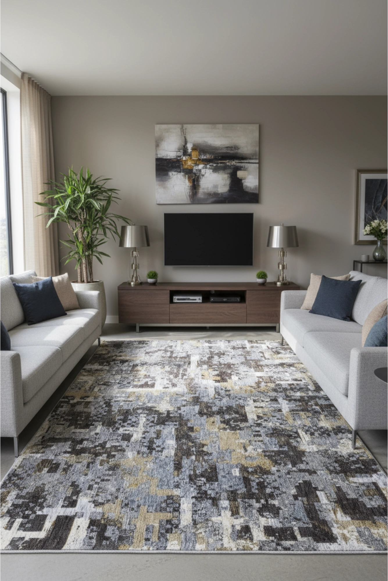 Georgia Contemporary Rug - 104 Multicolor