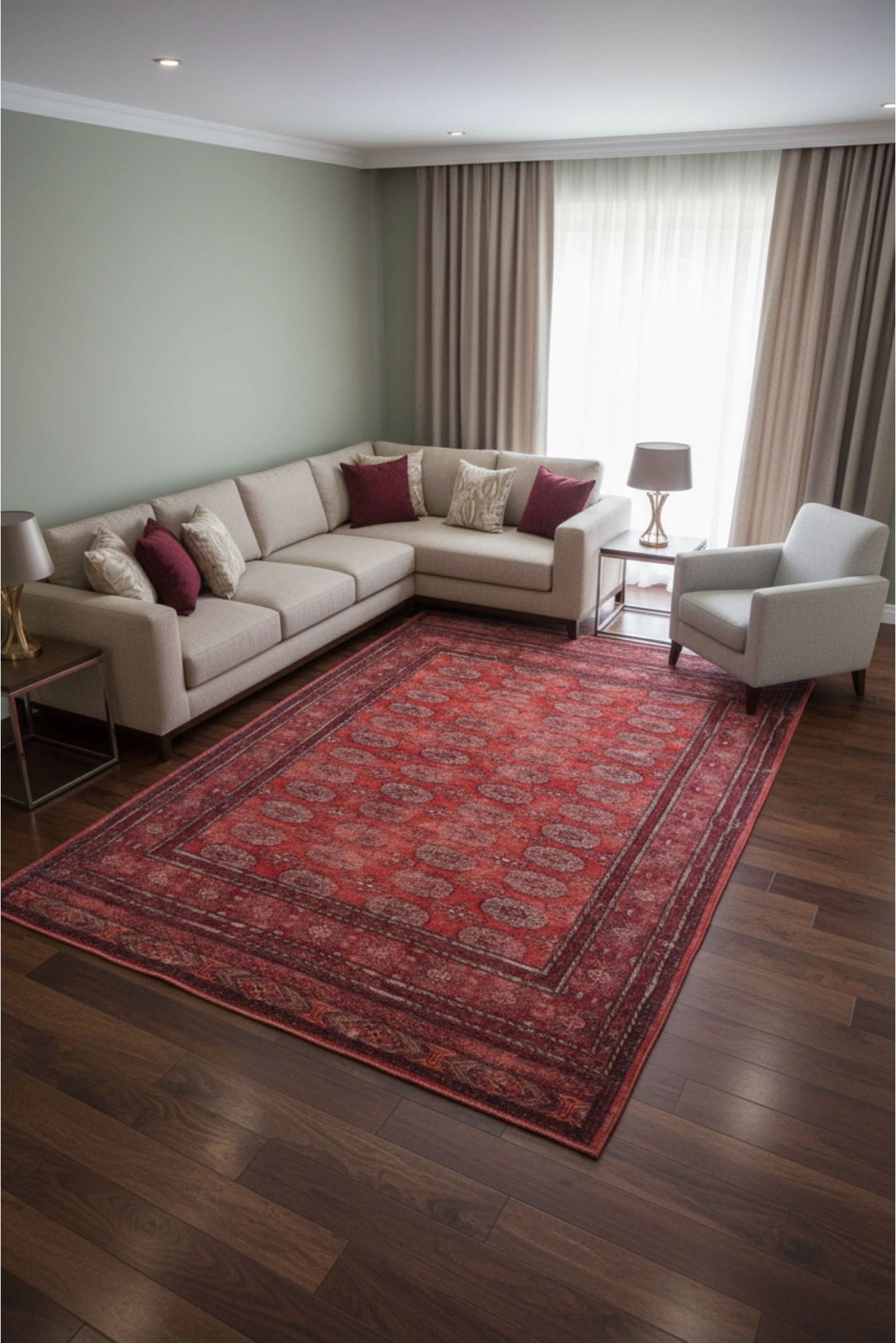 Carolina Contemporary Rug - 132 - Red | Buy Rugs Online | Cyrus Rugs
