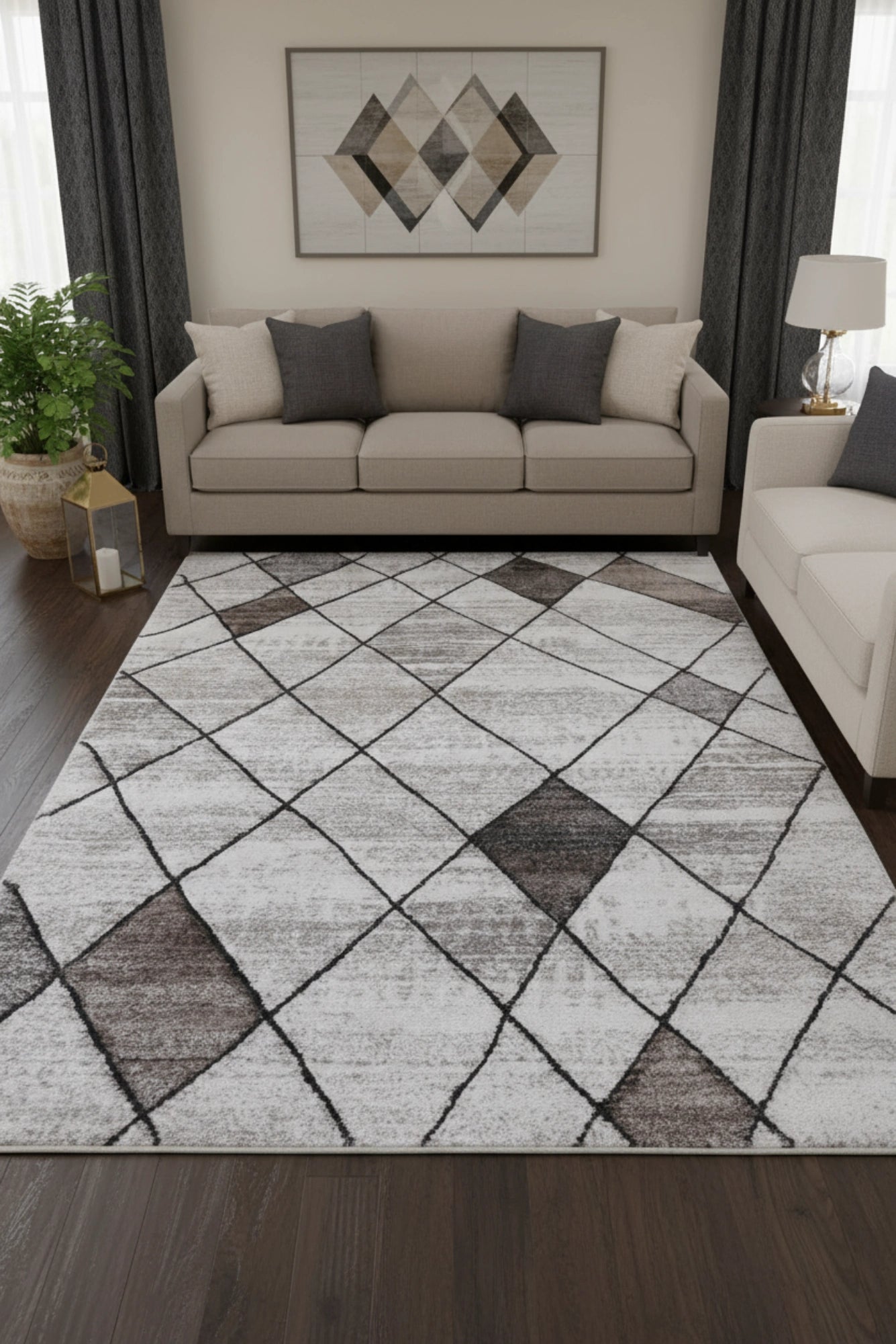 Missouri Contemporary Rug - 102 Beige