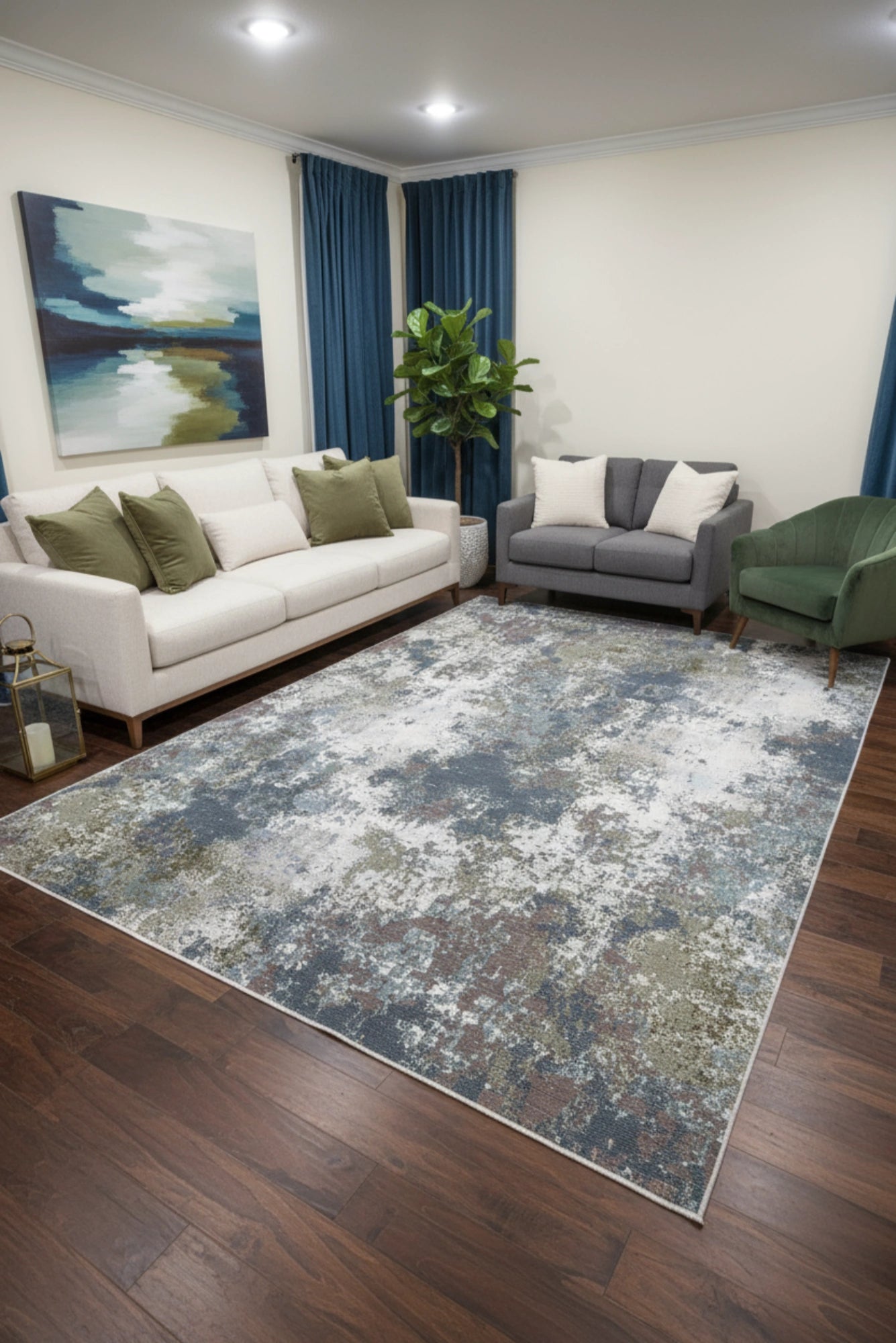 Brilliant Abstract Rug - 111 Multicolours