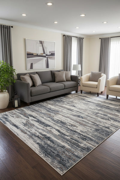 Brilliant Abstract Rug - 102 Blue