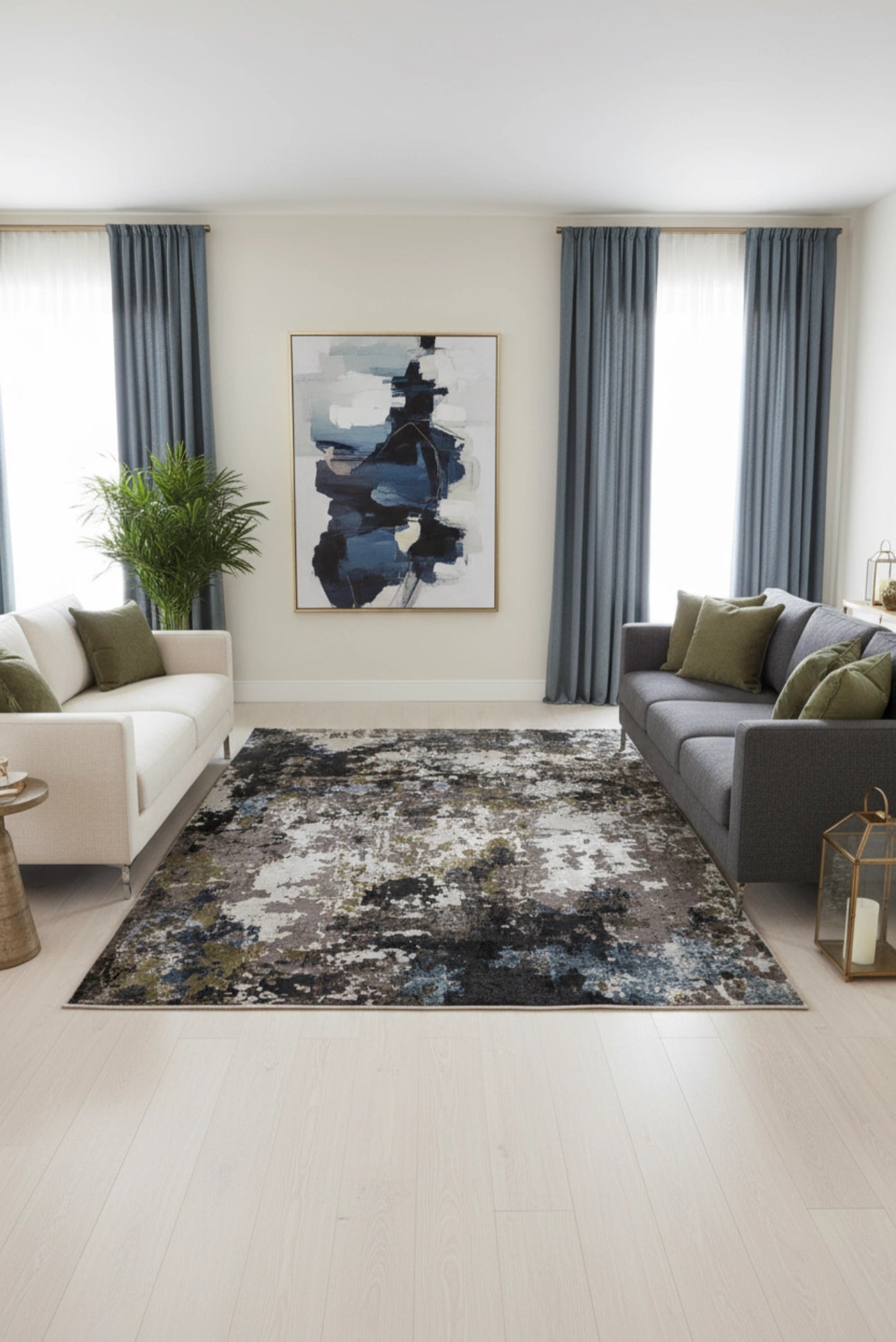 Brilliant Abstract Rug - 110 Multicolour