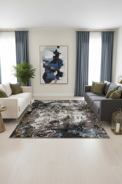Brilliant Abstract Rug - 110 Multicolour