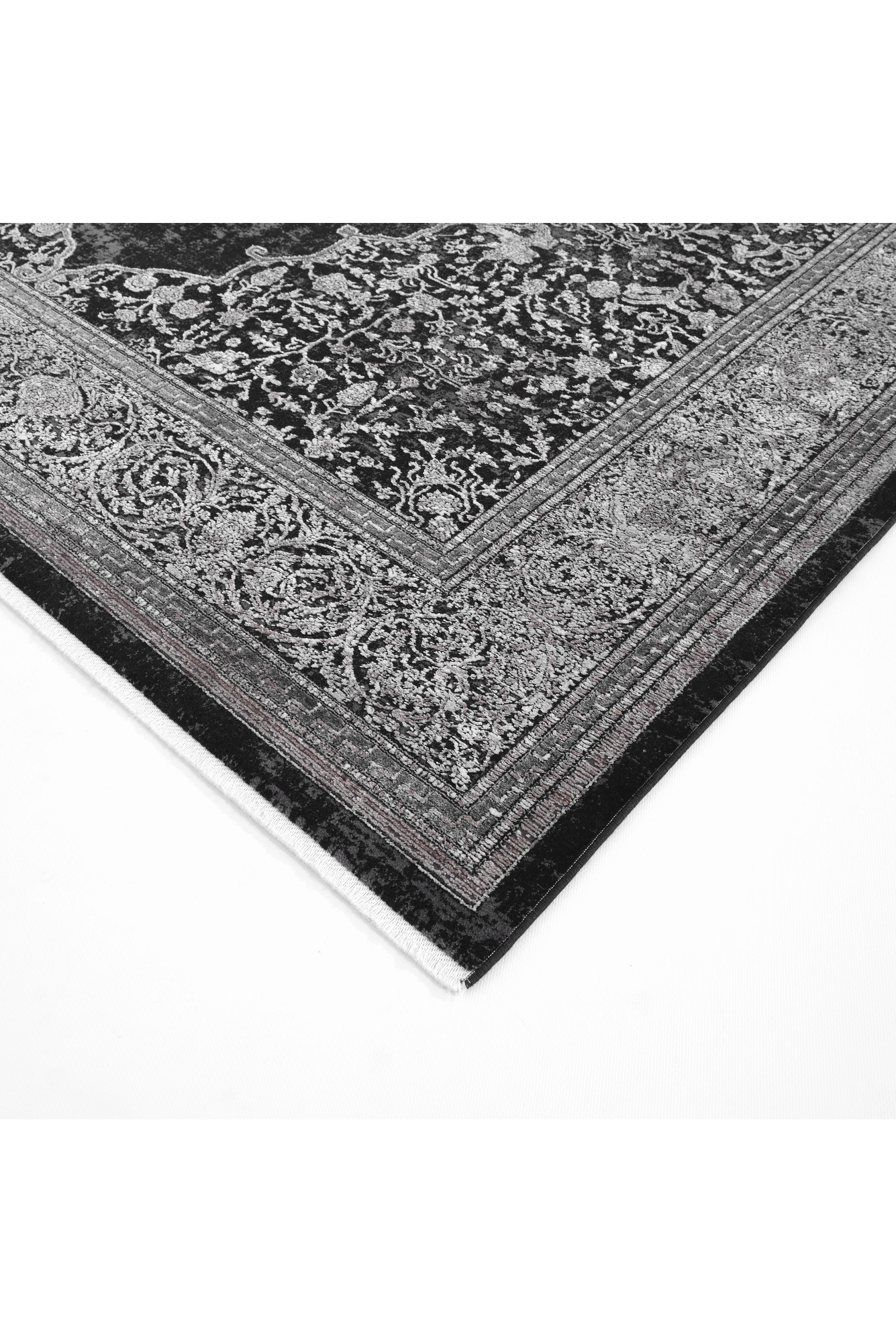 Fusion Embossed Rug - 111 - Black