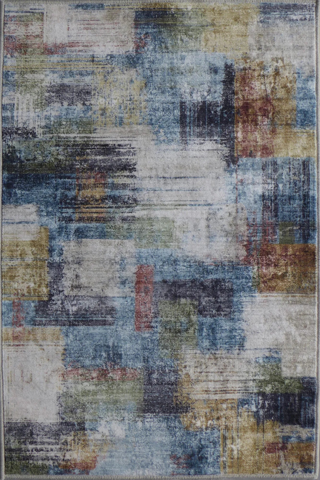 Gia Washable Abstract Rug - 102