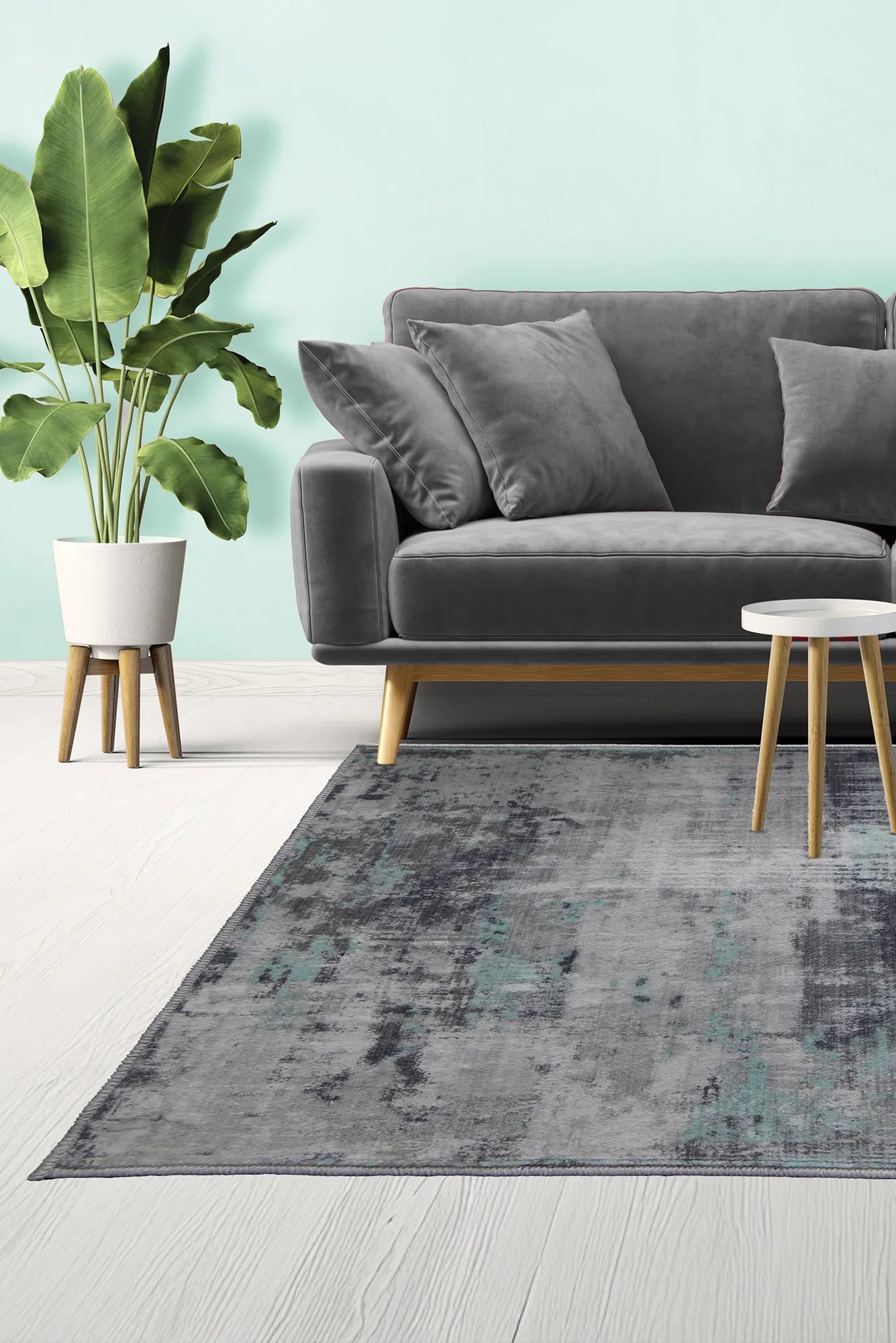 Gia Washable Abstract Rug - 108