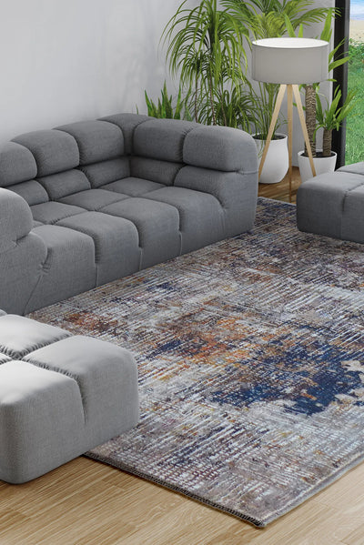 Gia Washable Abstract Rug - 112