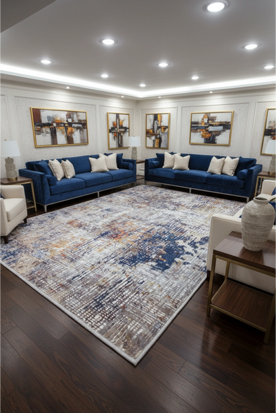Gia Washable Abstract Rug - 112