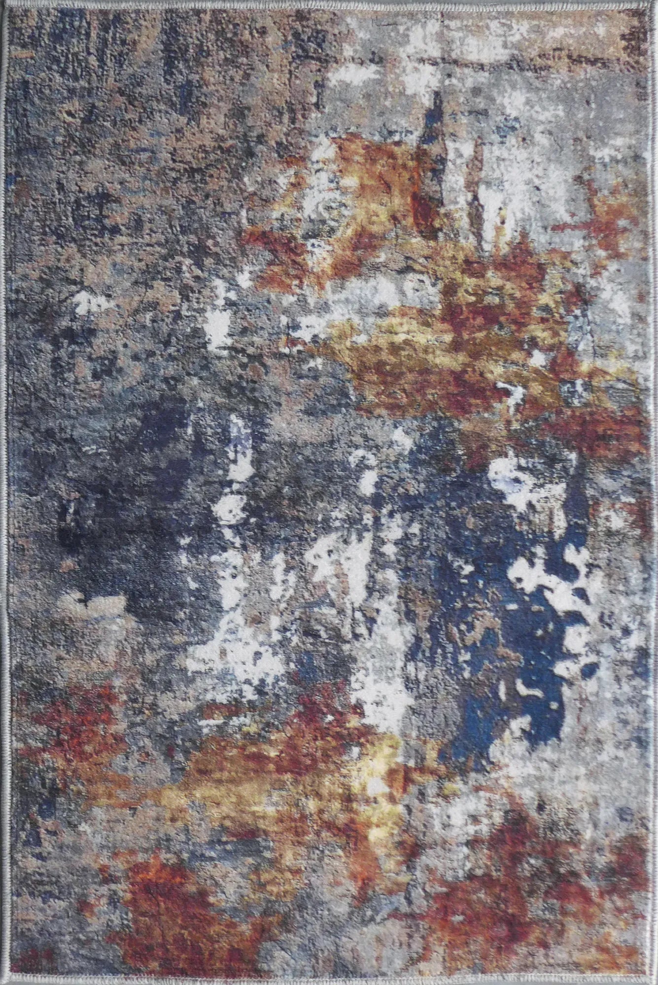 Gia Washable Abstract Rug - 113