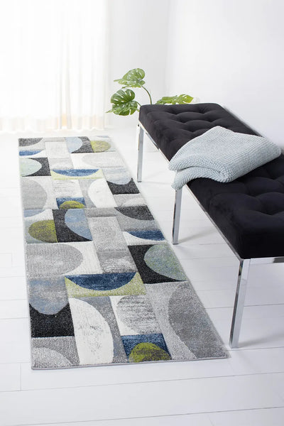 Fantasy Abstract Rug - 125 Blue Runner