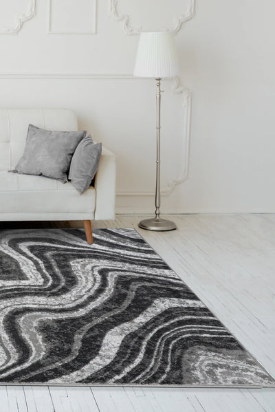 Hobart Distressed Rug - 104 Grey