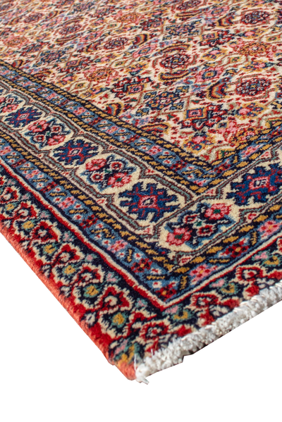 Tabriz Hand Knotted Rug - 348x77cm