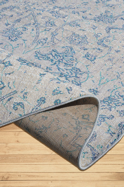 Madelaine Contemporary Abstract Rug - 106 Blue