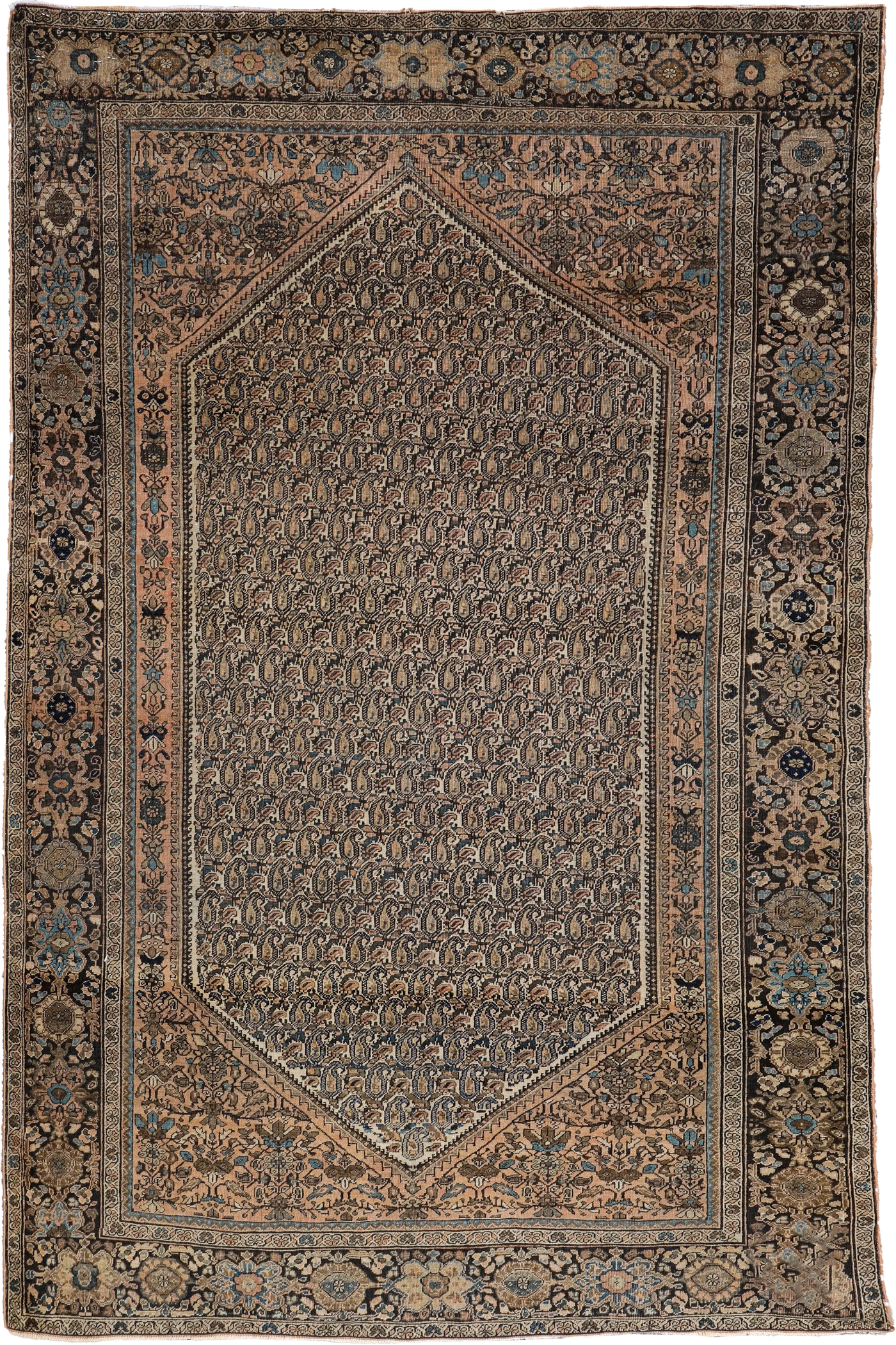 Farahan Antique Hand Knotted Rug 186x117cm