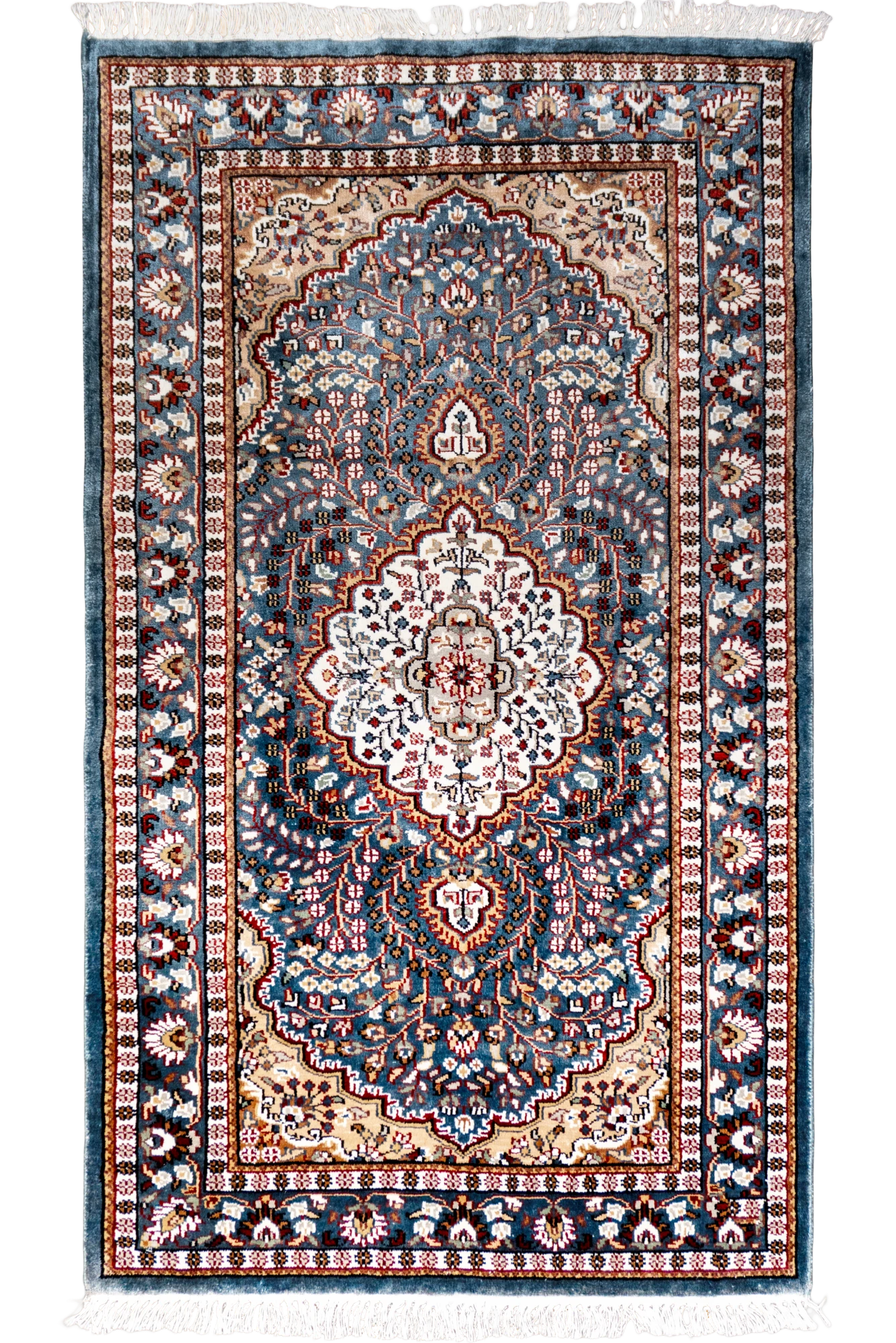 Jamu - Hand-knotted Art. Silk - 160x92 cms - 2