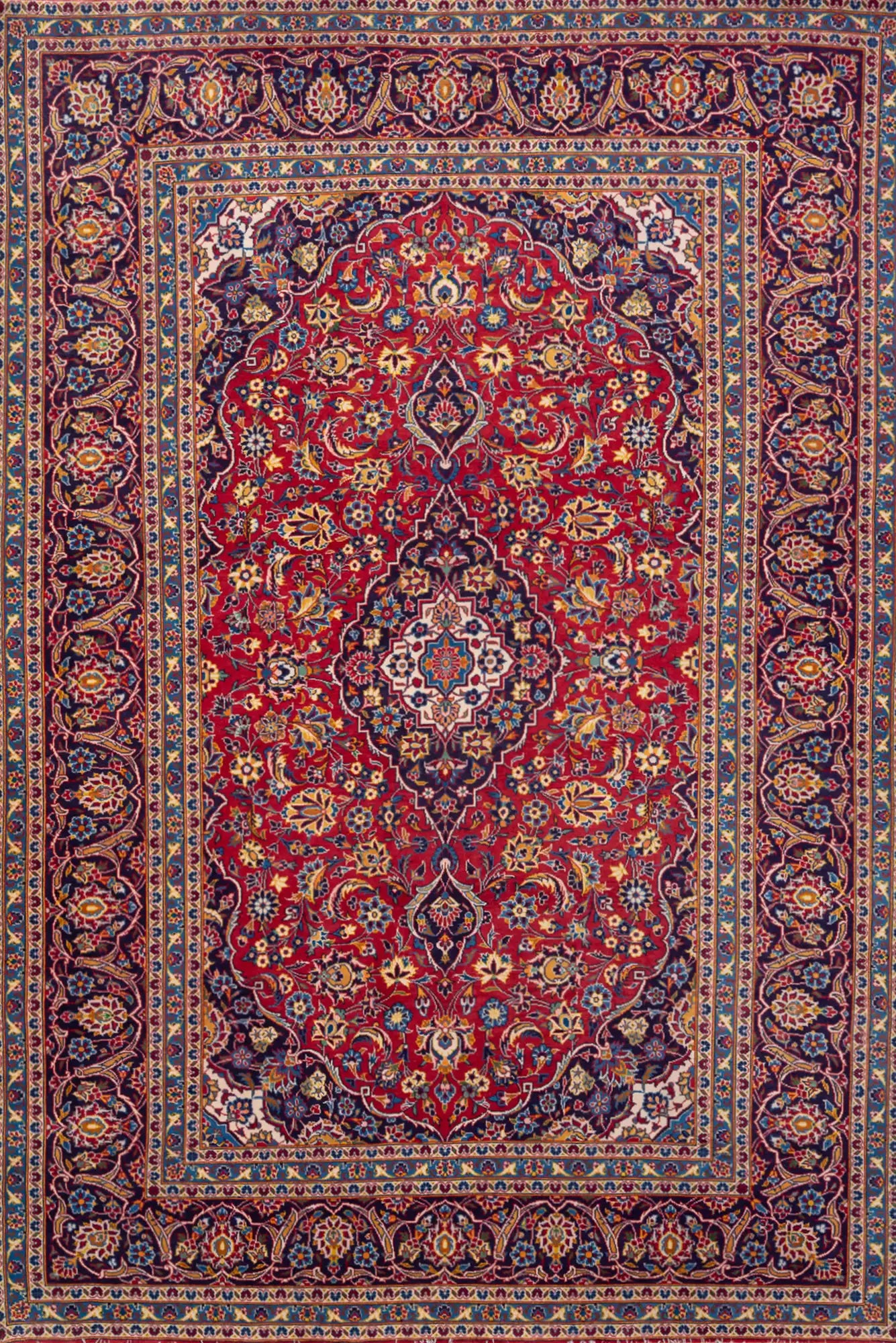 Kashan Hand Knotted Rug 310x236cm