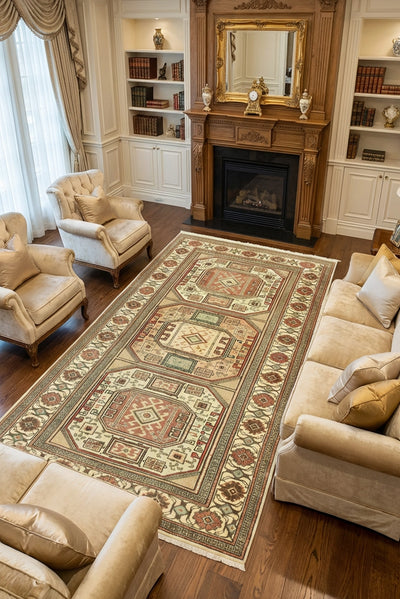 Kaissari - Turkish Hand-Knotted Wool Rug