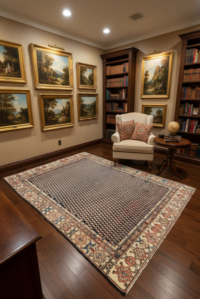 Malayer Antique Hand Knotted  Wool Runner 180x123 cm