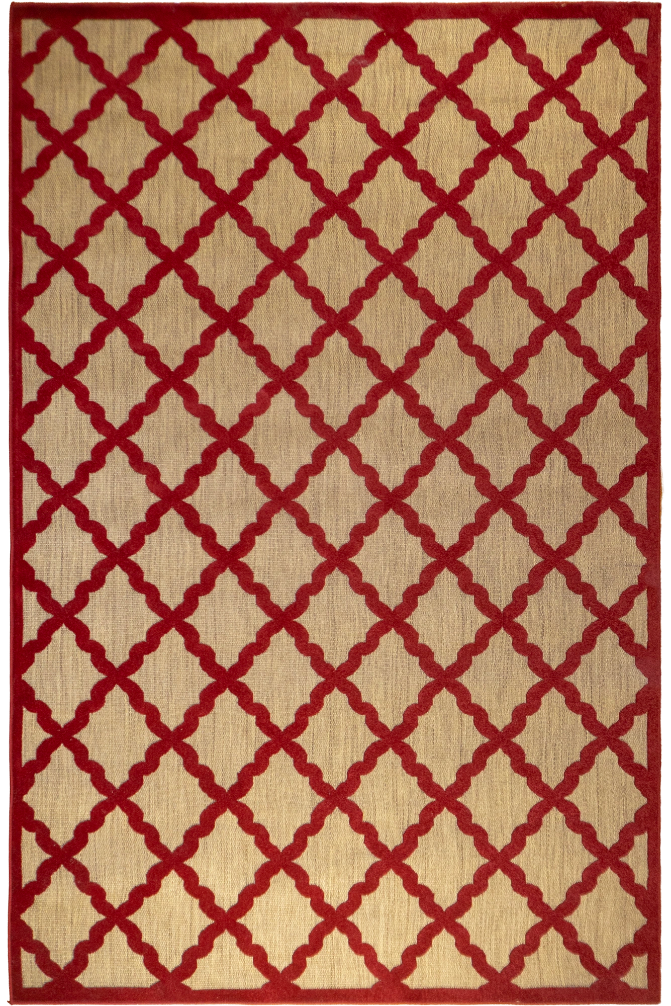 Marco Flatweave trellis Rug Red | Buy Rugs Online | Cyrus Rugs