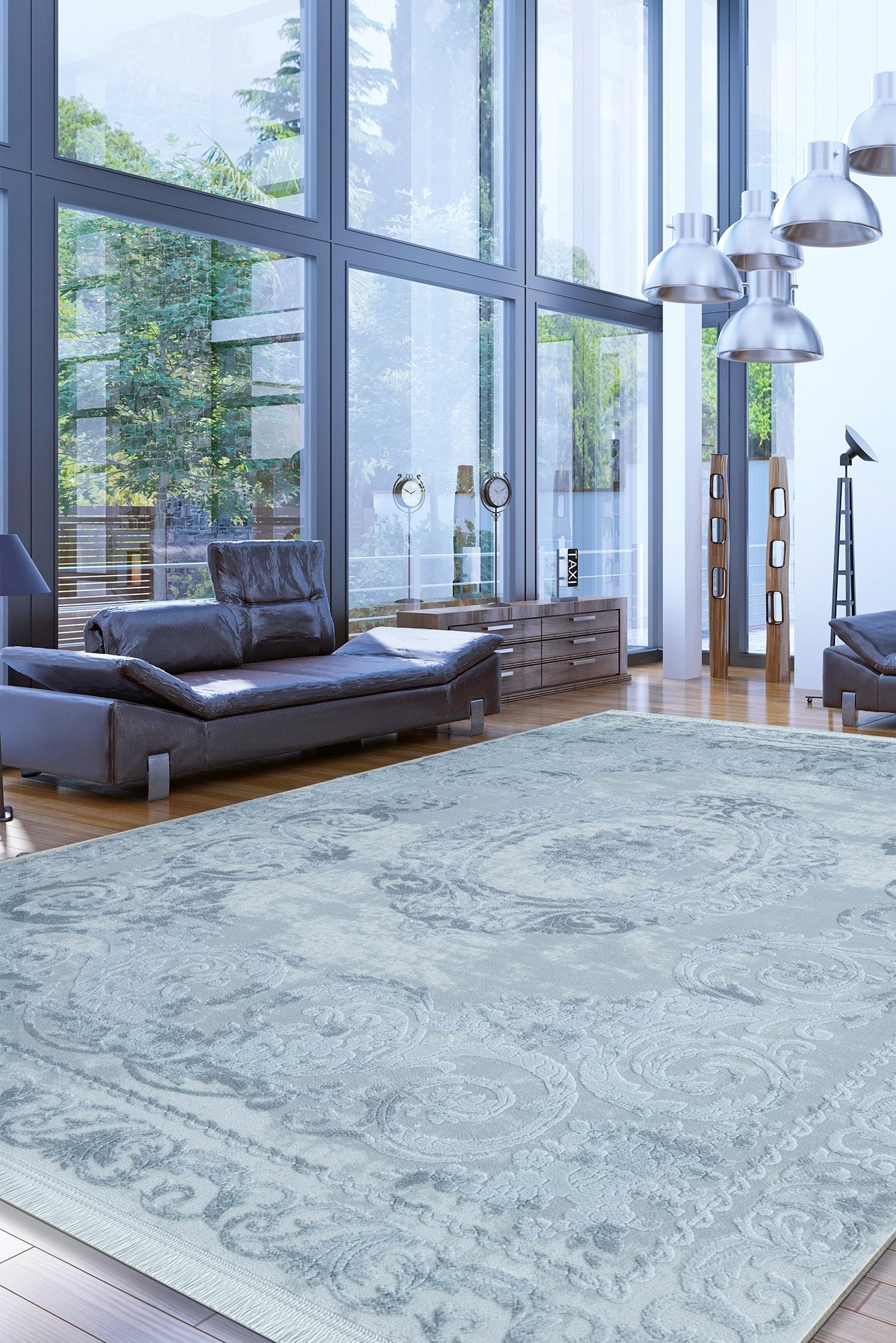 Marseille Soft Rug - Blue - 102