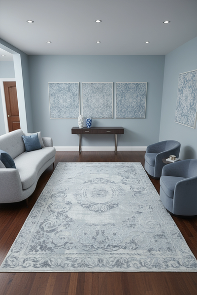 Marseille Soft Rug - Blue - 102