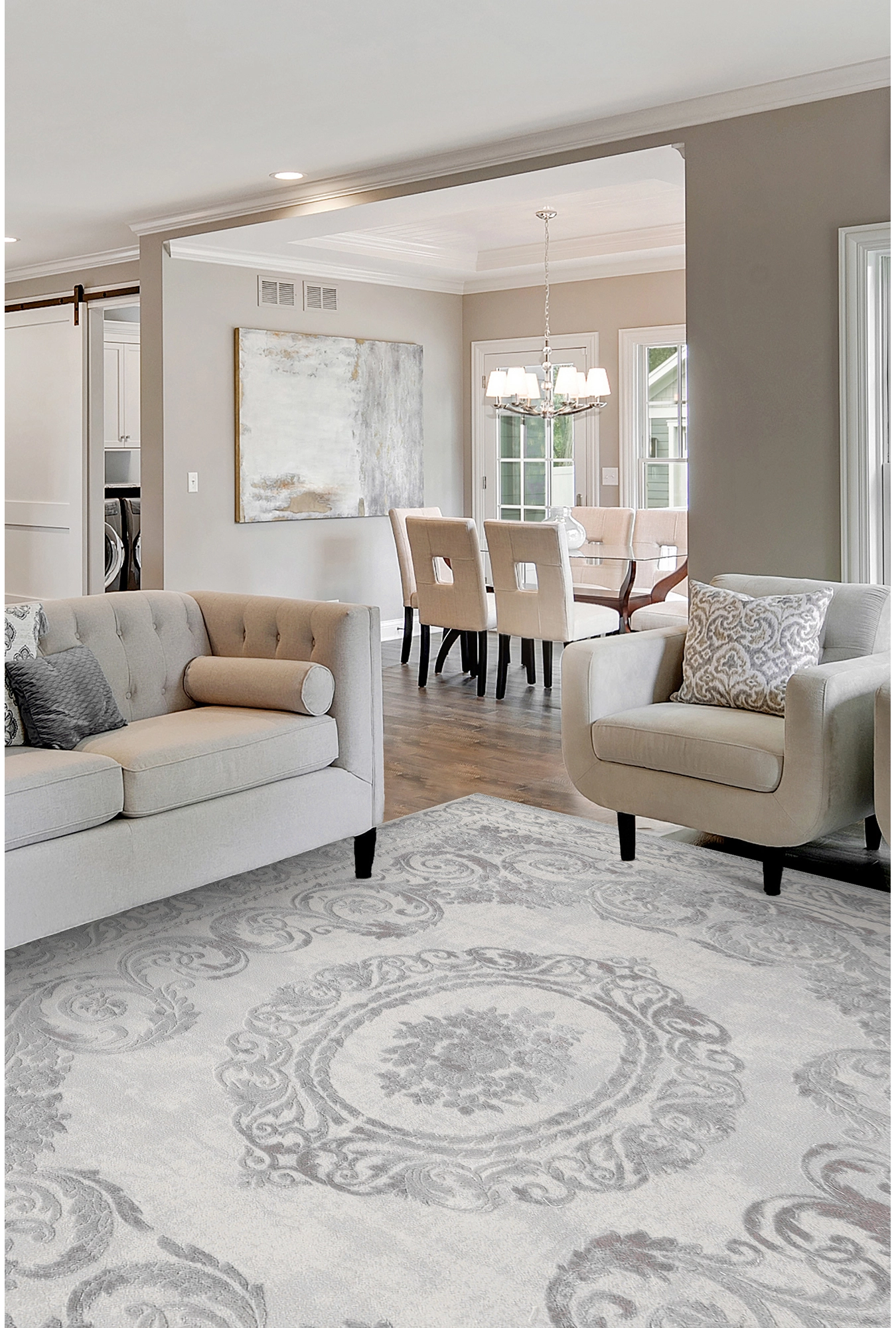 Marseille Soft Rug - Grey - 101