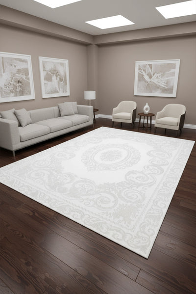 Marseille Soft Rug - White - 105
