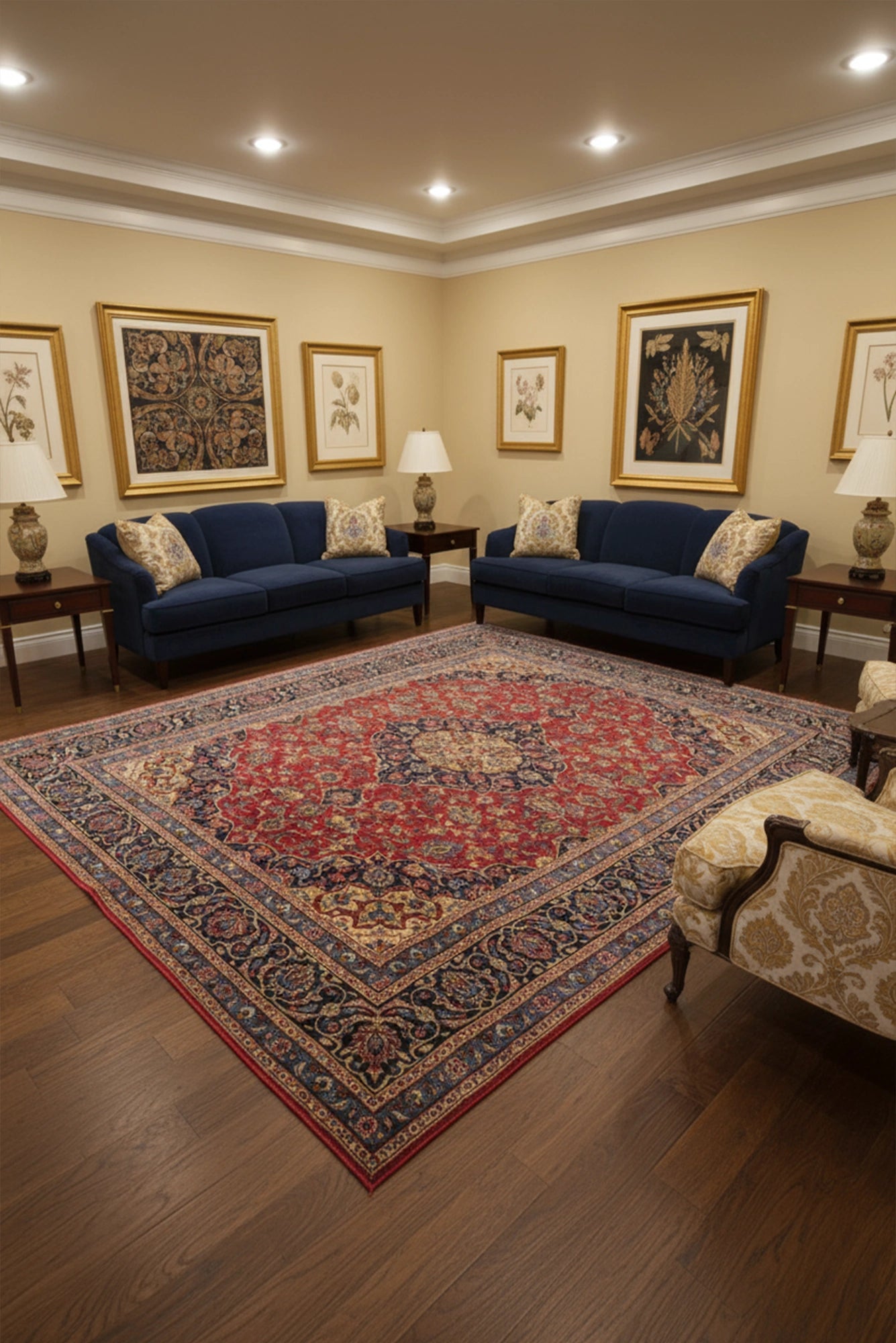 Mashad - Persian Hand Knotted Wool Rug - 340x240 cms