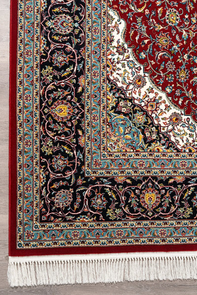 Melbourne Traditional Rug - 115 Red