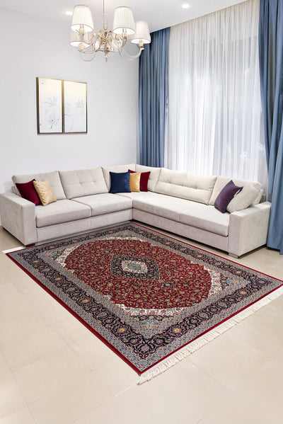 Melbourne Traditional Rug - 115 Red