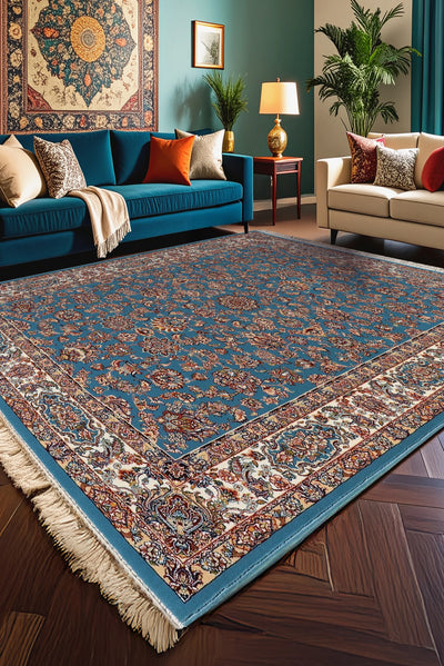Melbourne Traditional Rug - 113 Blue