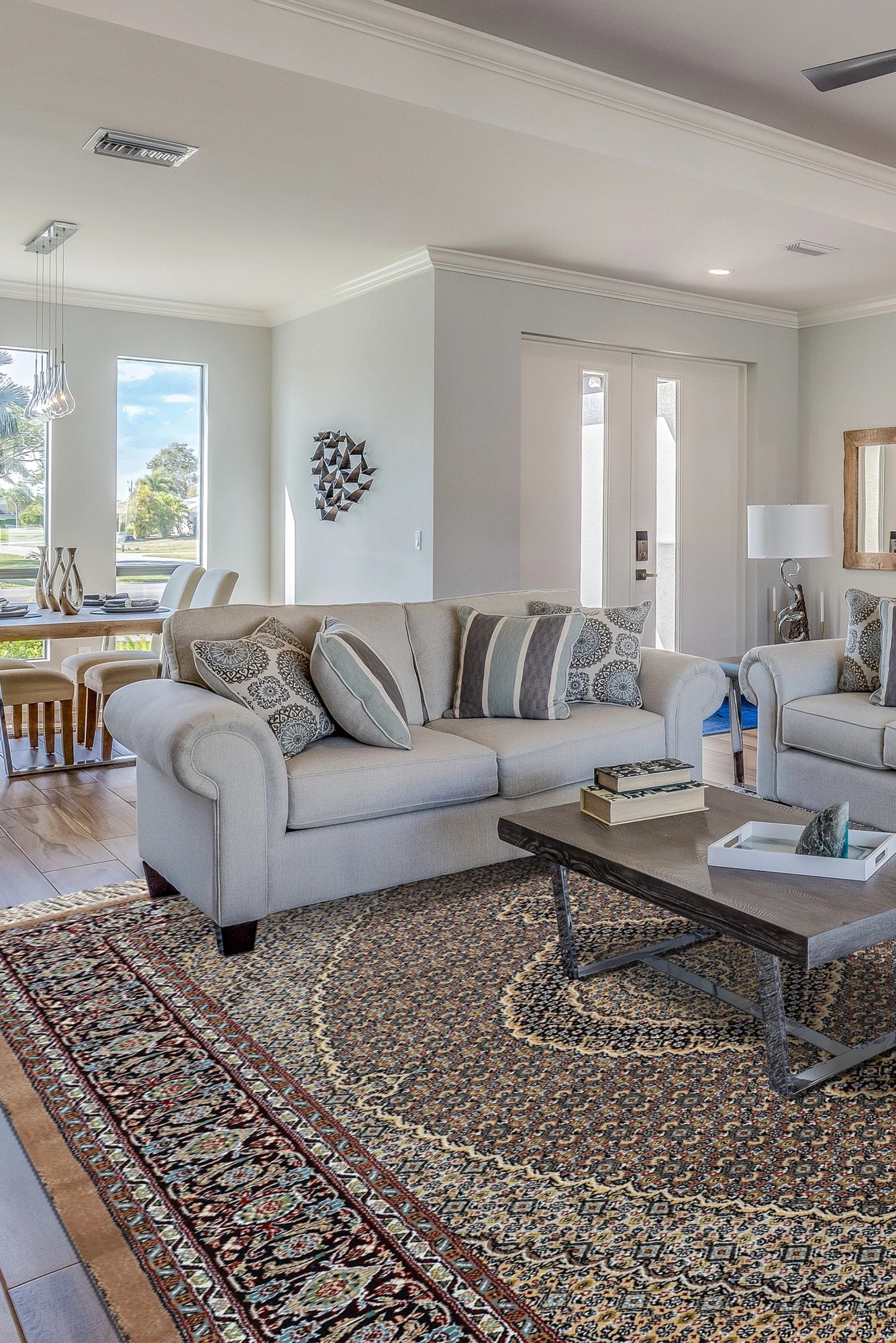 Melbourne Traditional Rug - 106 Walnut
