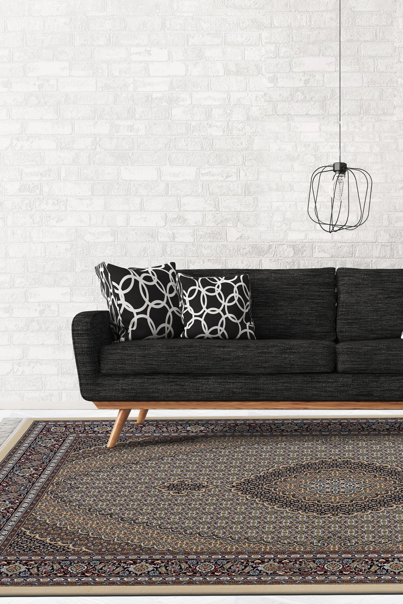 Melbourne Traditional Rug - 107 Beige