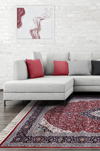 Melbourne Traditional Rug - 110 Red