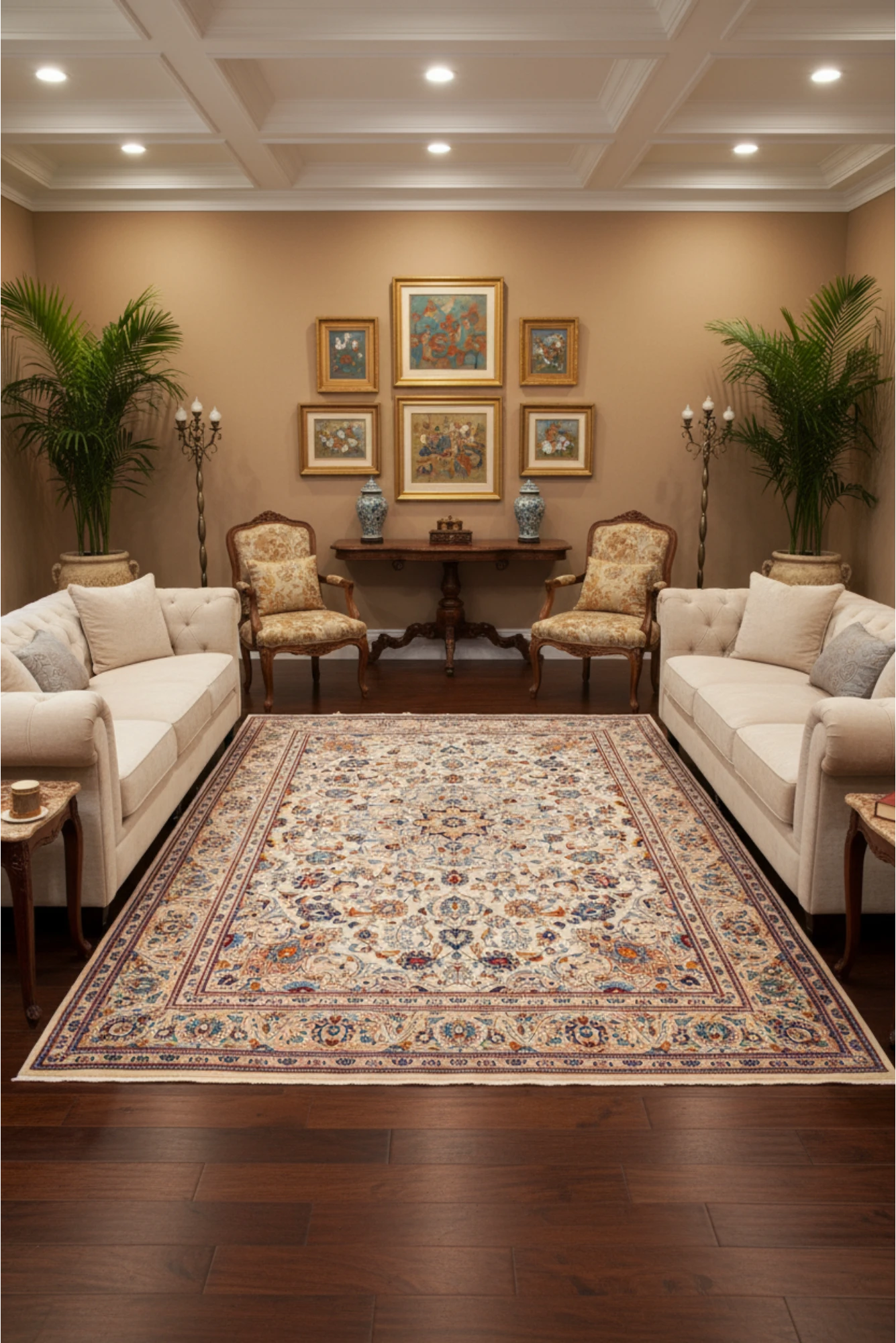 Kashan - Persian Hand Knotted Rug - 300x200cm