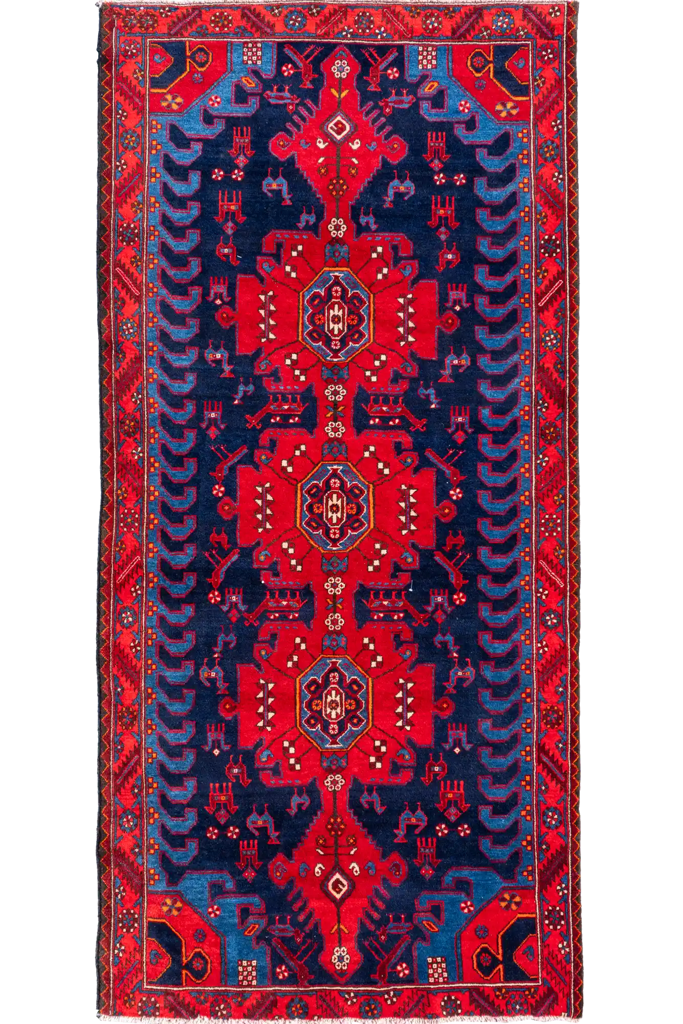 Nahavand Hand Knotted  Wool Rug 285x160cm