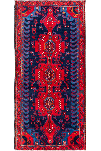 Nahavand Hand Knotted  Wool Rug 285x160cm