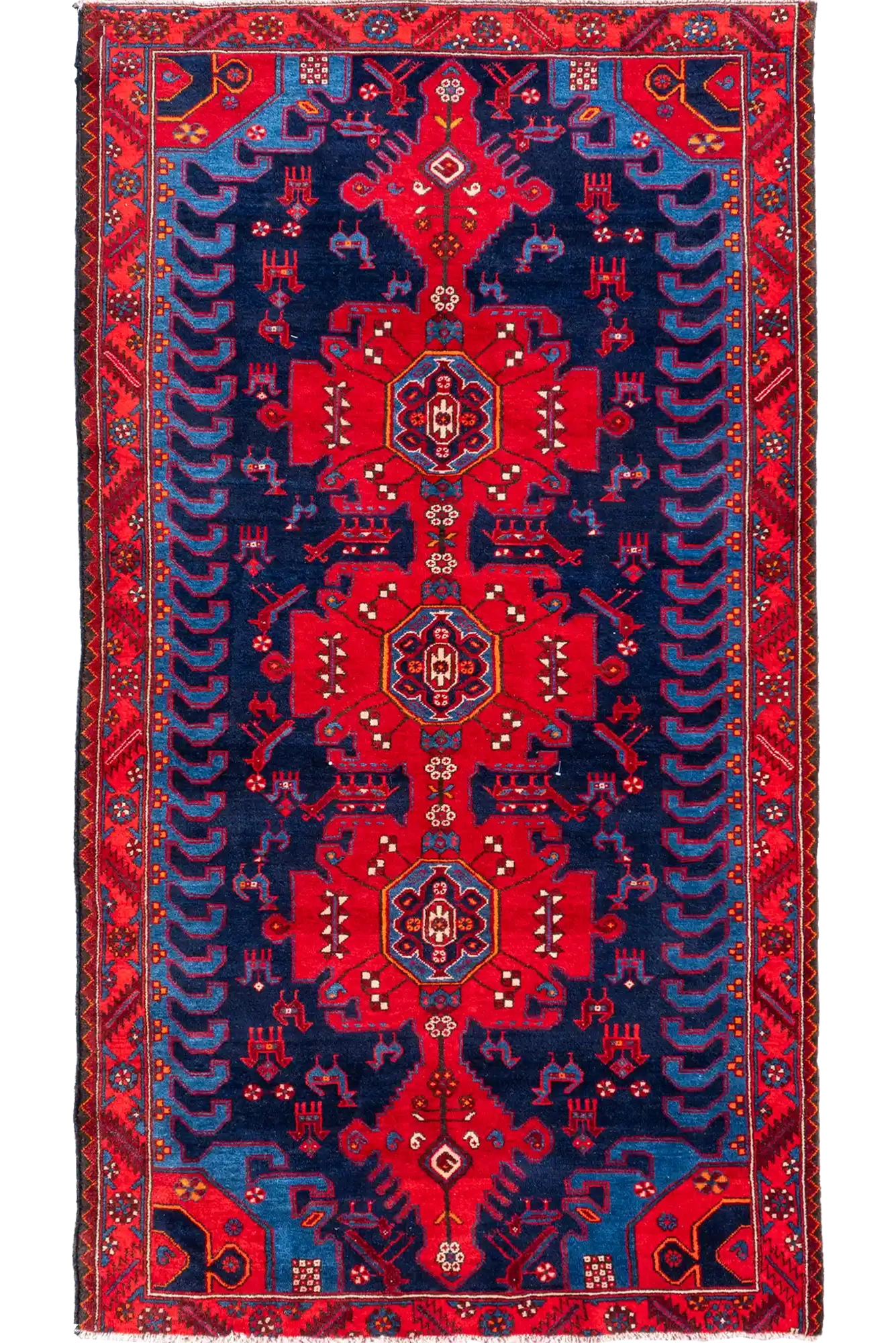 Nahavand Hand Knotted  Wool Rug 285x160cm