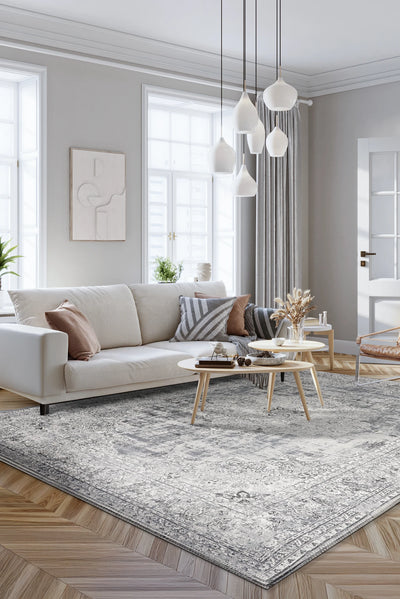 New Jersey Distressed Rug - 128 Grey