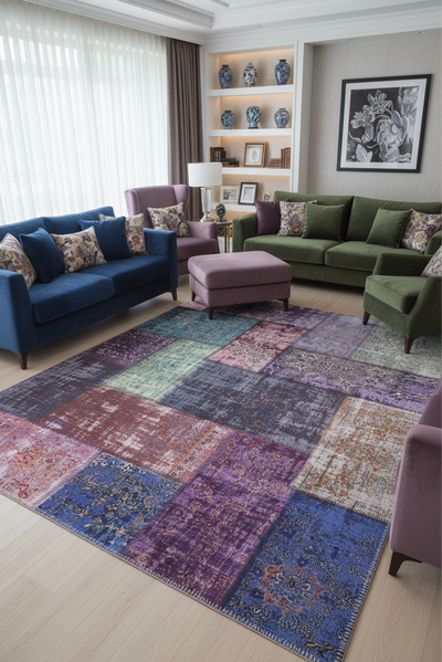 New Jersey Distressed Rug - 144 Multicolour