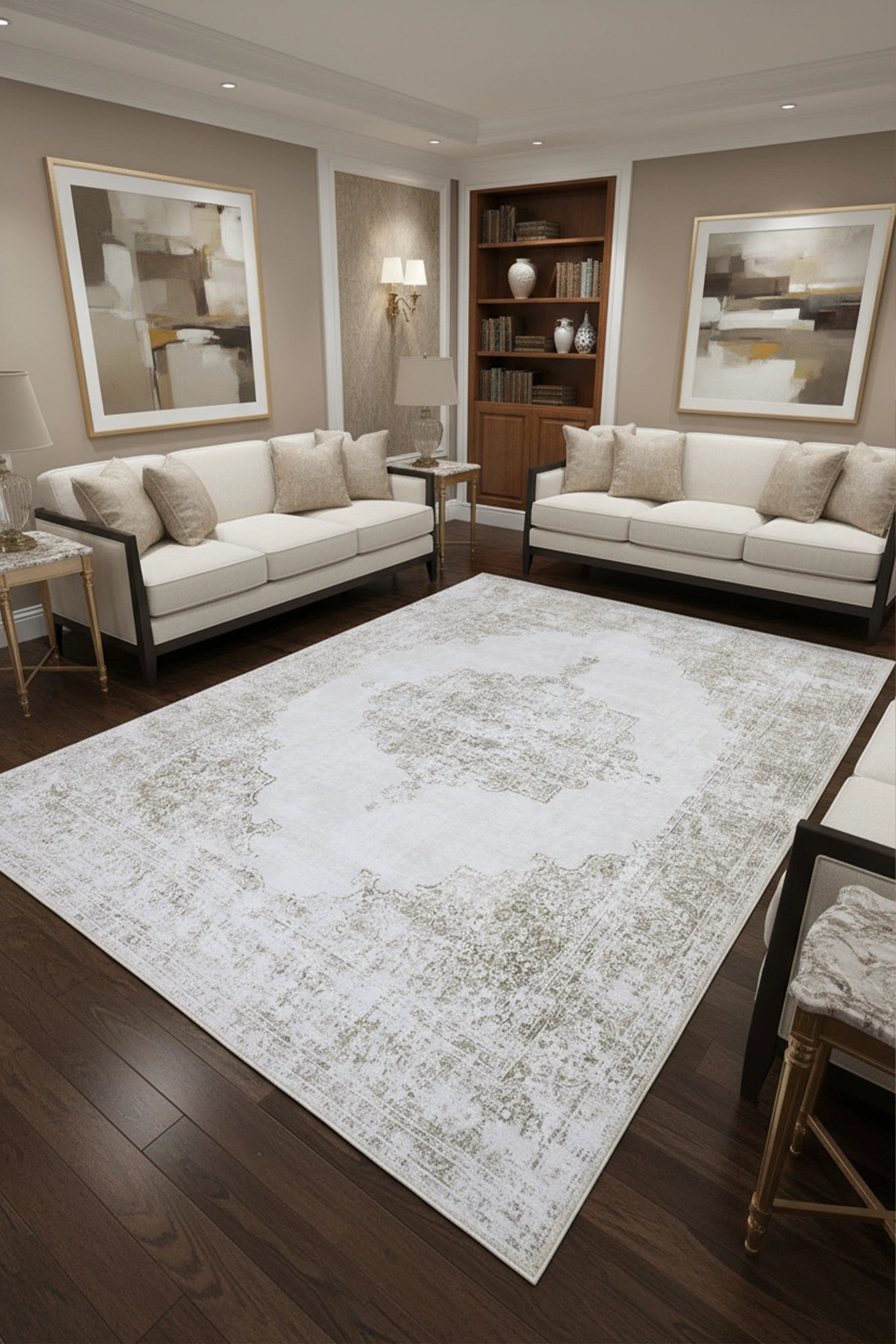 New Jersey Distressed Rug - 126 Cream