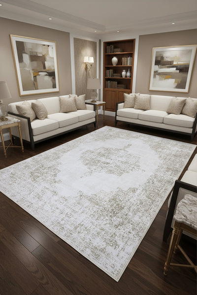 New Jersey Distressed Rug - 126 Cream