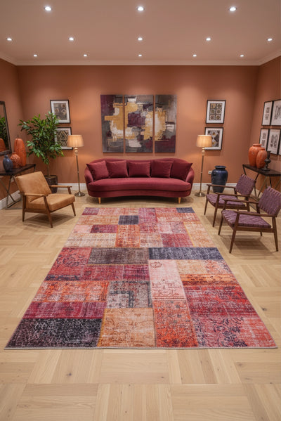 New Jersey Distressed Rug - 130 Brown