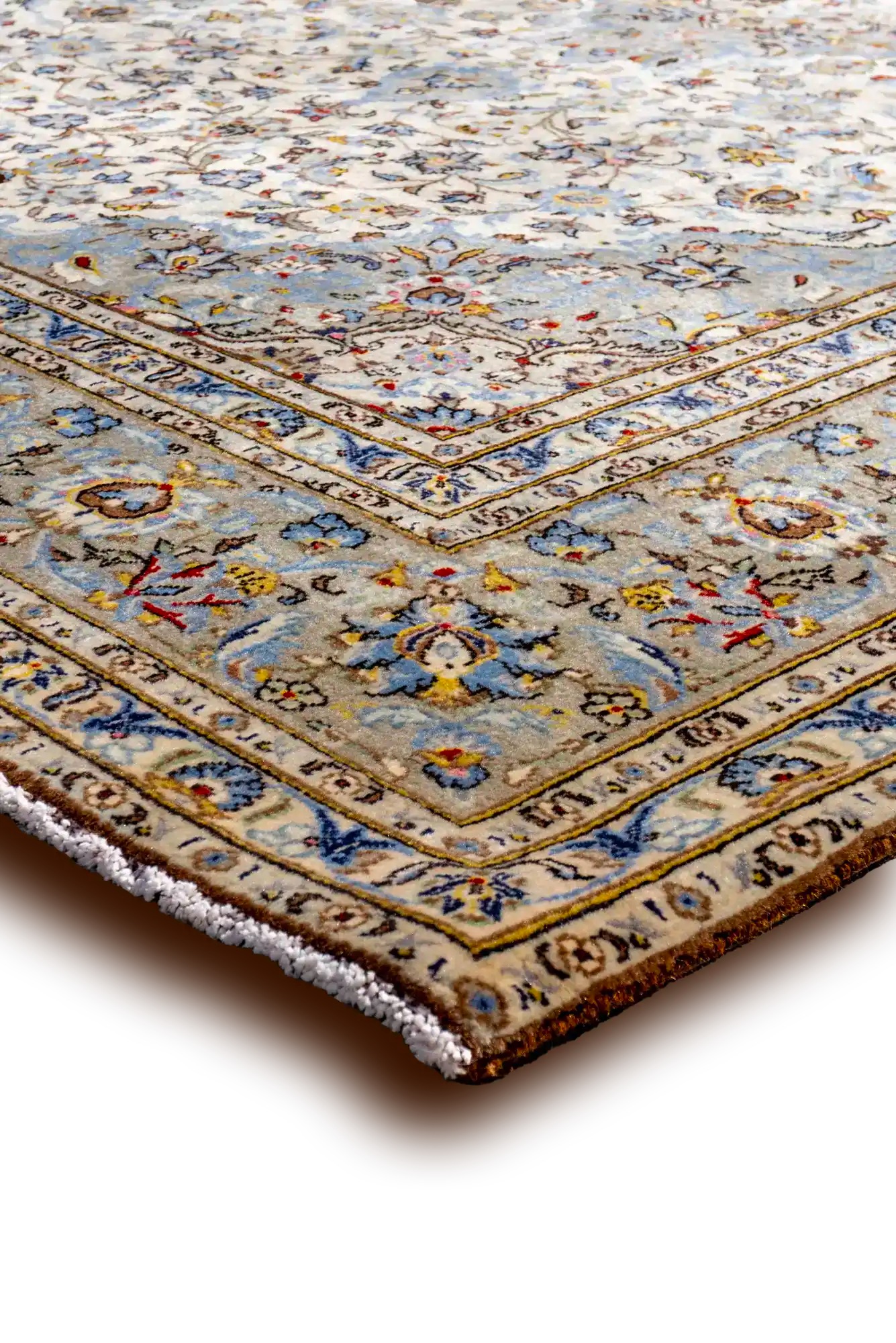 Kashan - Persian Hand Knotted Rug 103 - 300x200cms