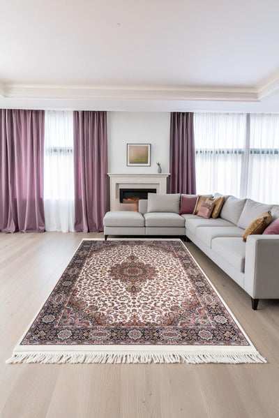 Parsa Fringed Rug - 102 - Cream