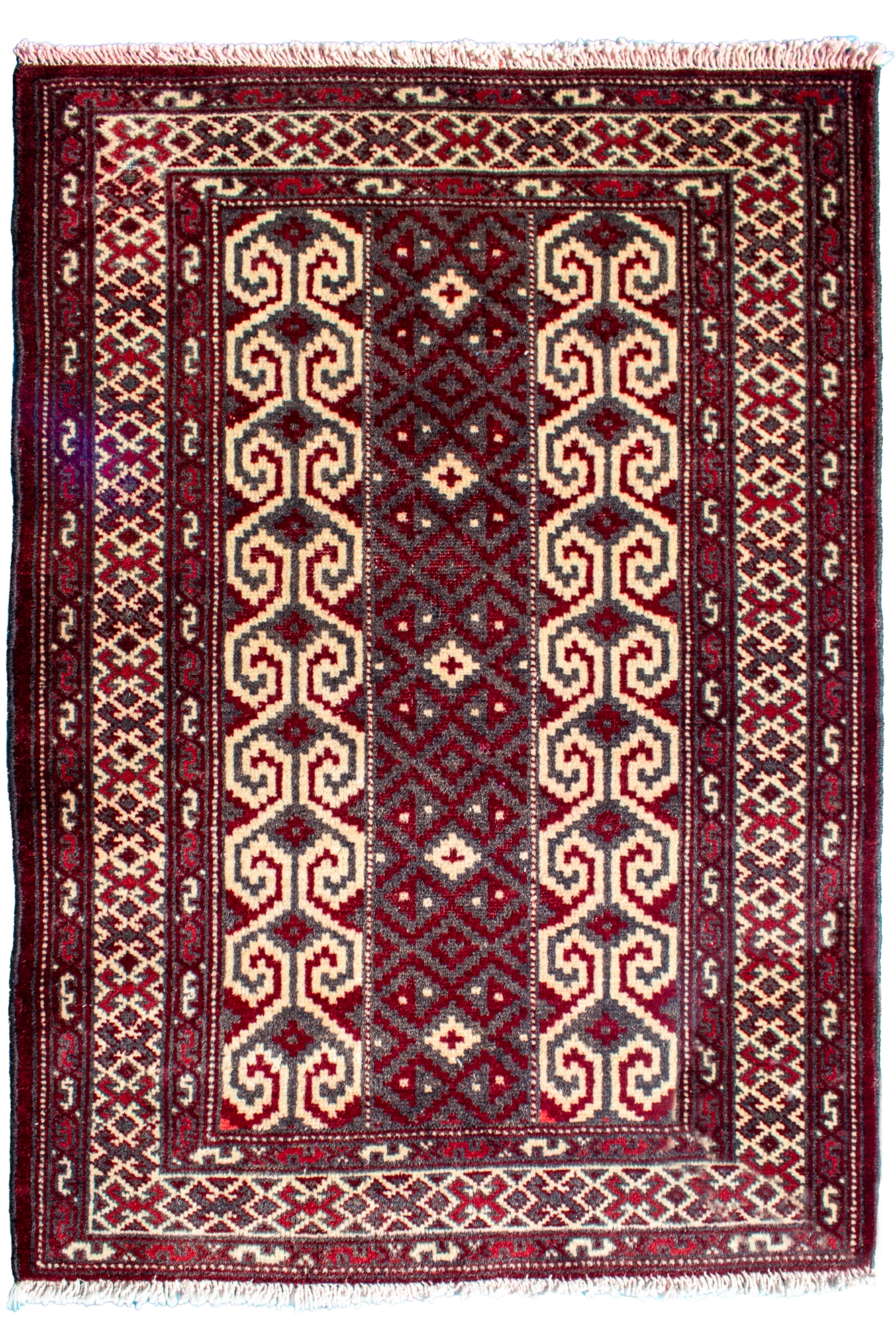 Baluch - Afghan Hand Knotted Wool Rug - 110x80 cm