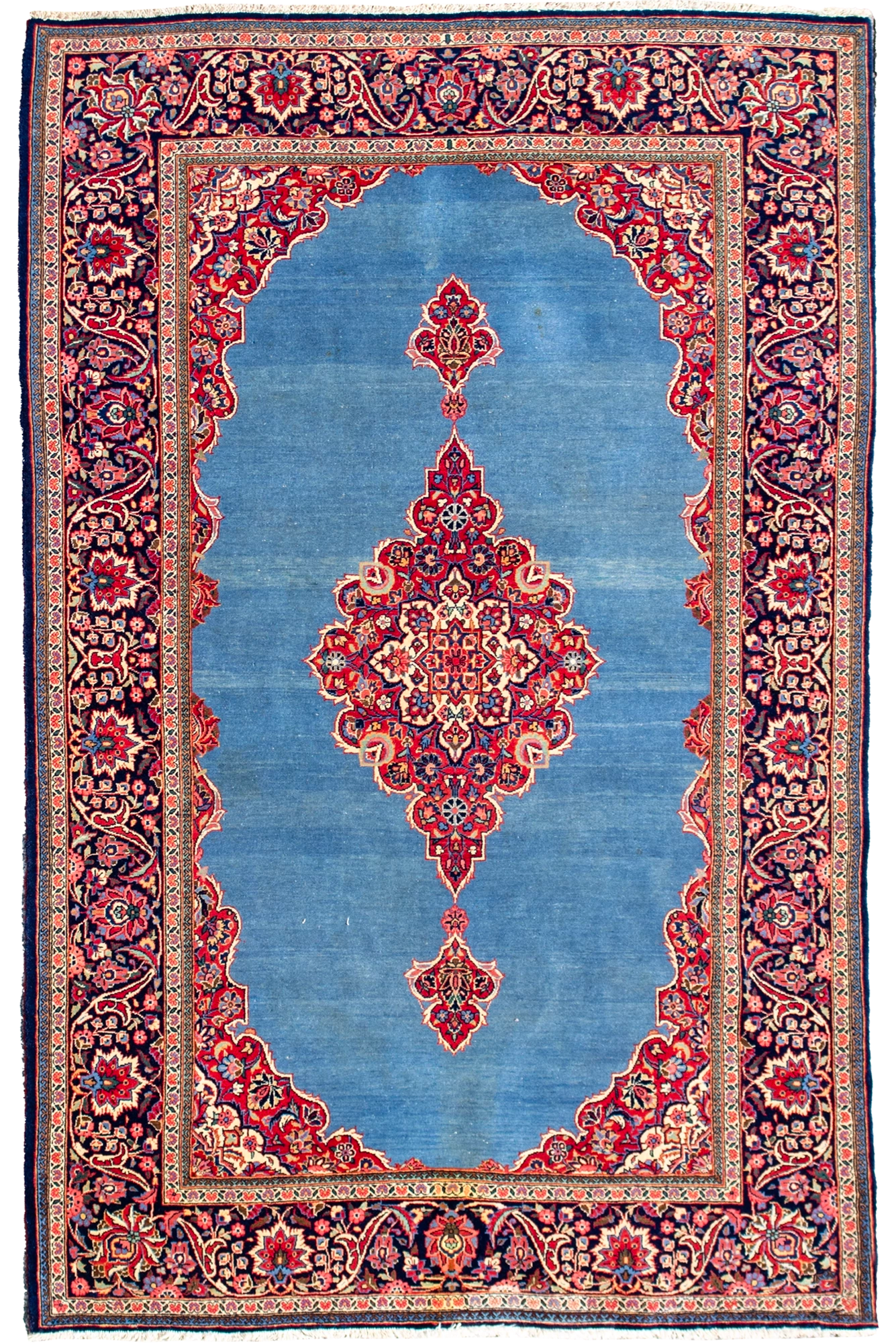 Kashan - Persian Hand Knotted Rug - 210x135 cm